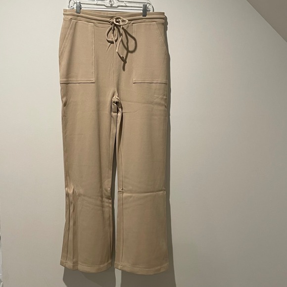 victoriouslogan The Drop Pants - NWT Victoriouslogan The‎ Drop XXL Beige Knit Lounge Pants Drawstring Pockets